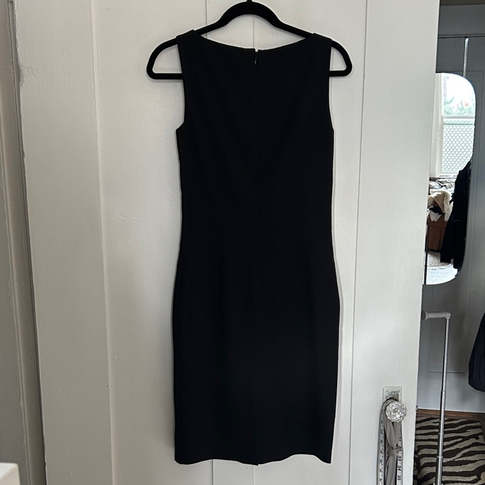 Theory Black Tailored Work Dress 4/6 - Picture 4 of 6